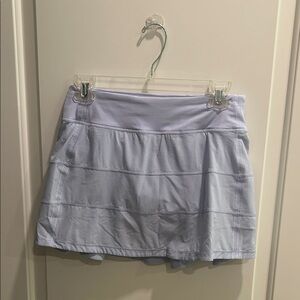 Lululemon Pace Rival Light Blue Skort *Long